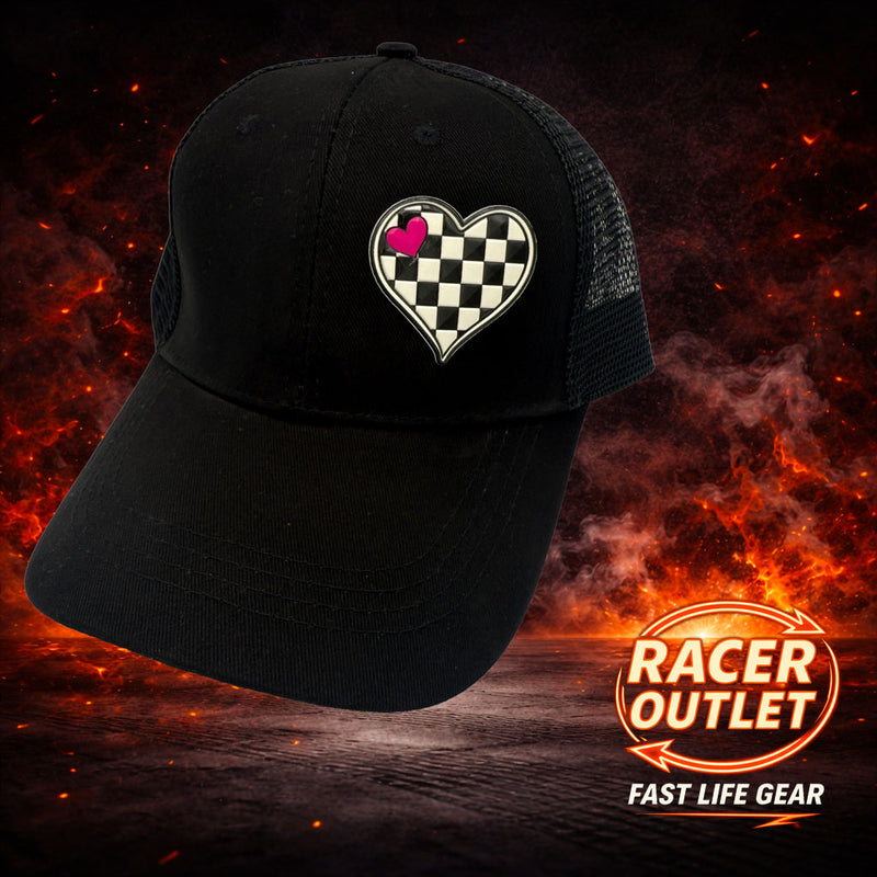 Love Racing Women's Ponytail Hats
