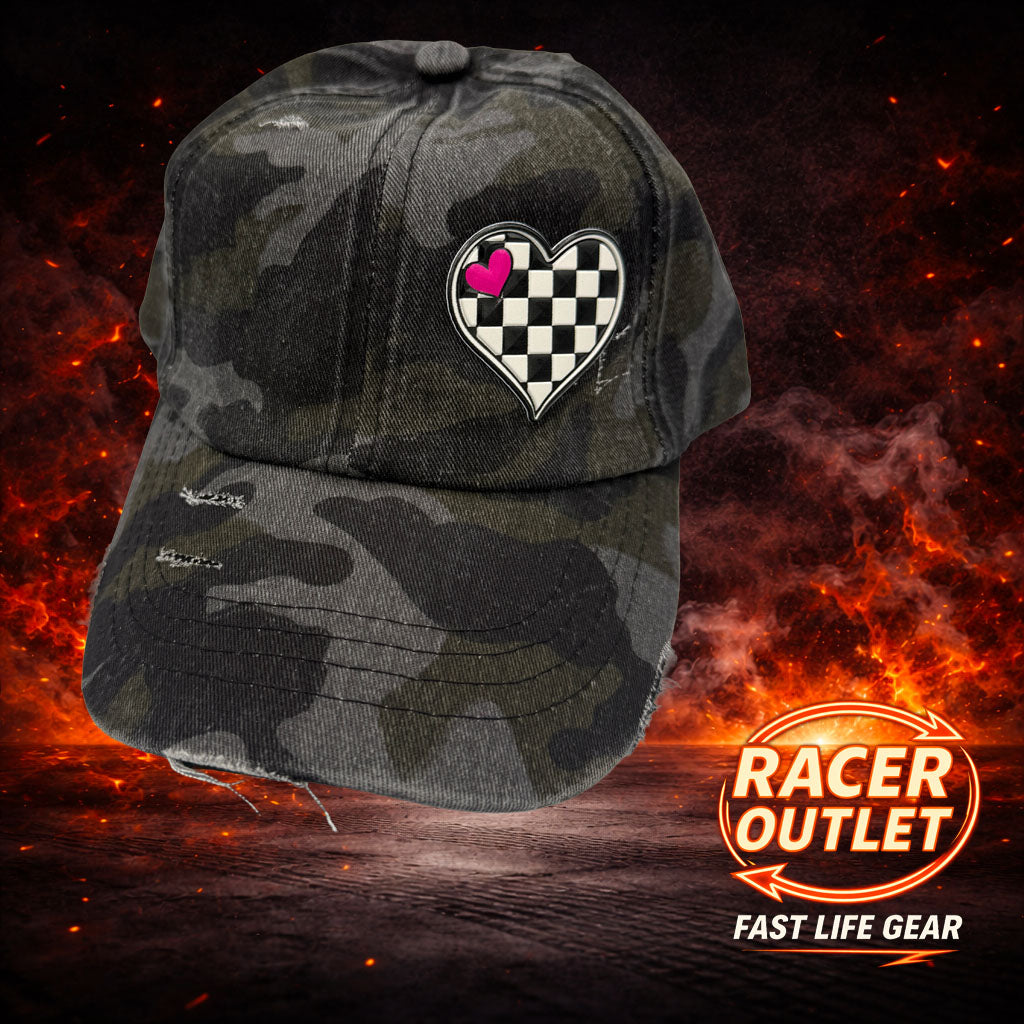Love Racing™ Women’s Ponytail Hat – CC Criss Cross | Fast Life Gear