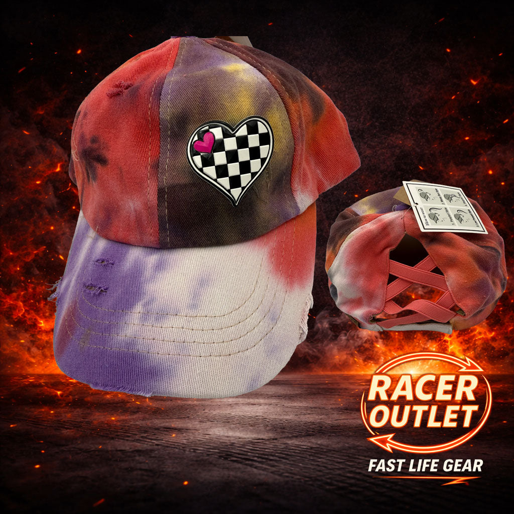 Love Racing™ Women’s Ponytail Hat – CC Criss Cross | Fast Life Gear