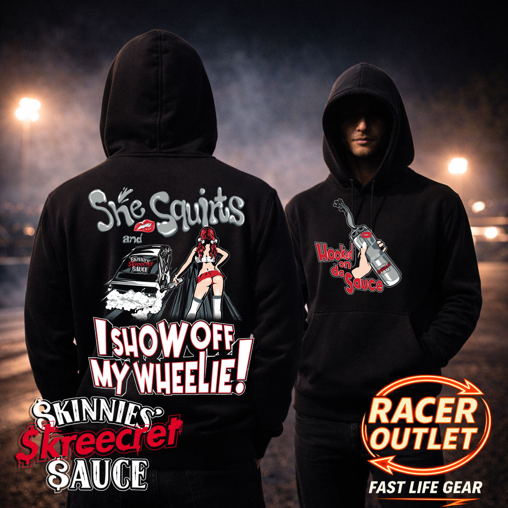 She Squirts and I Show off my Big Wheelie Hoodie