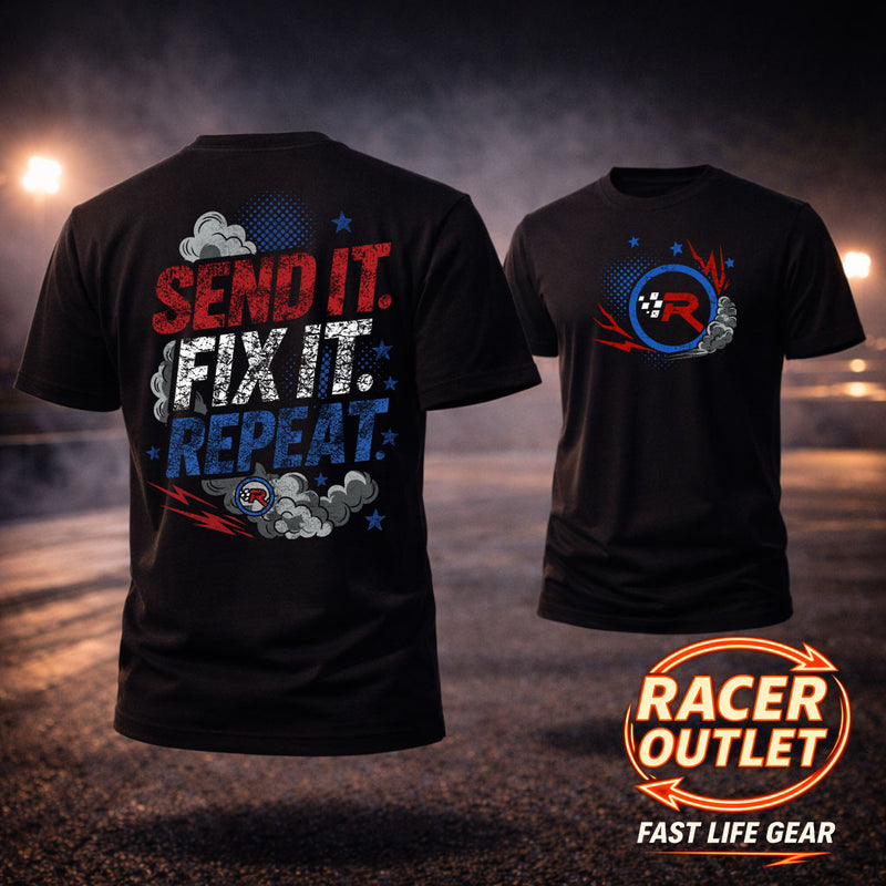 Send It. Fix It. Repeat.™ Tee | Fast Life Gear
