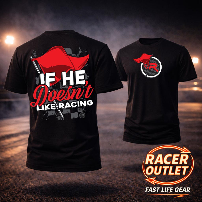 Ladies Red Flag Shirt