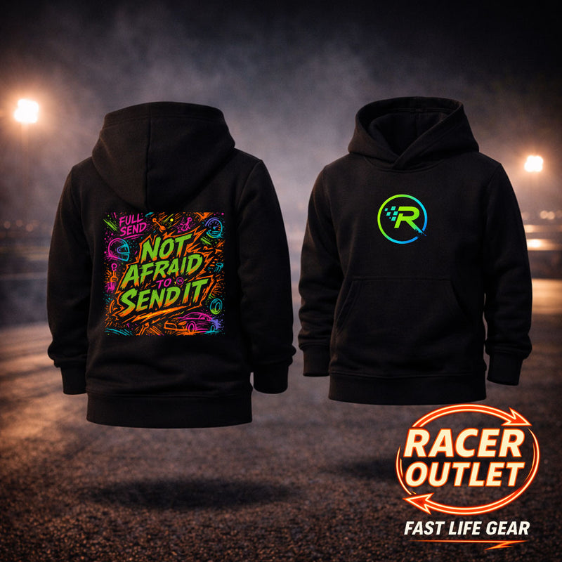 Not Afraid to Send It™ Youth Hoodie | Fast Life Gear