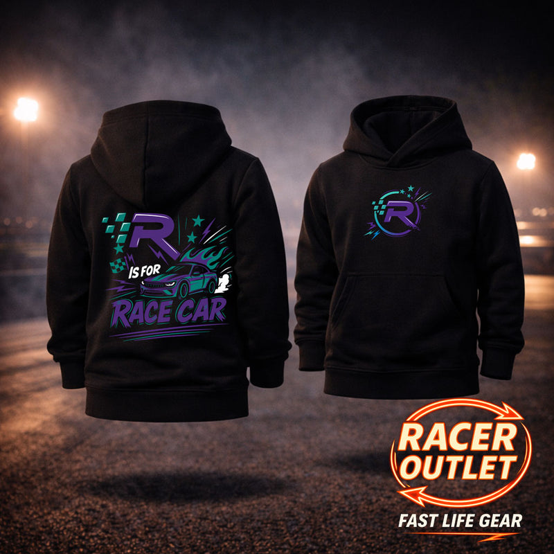 R Is for Race Car™ Youth Hoodie | Fast Life Gear