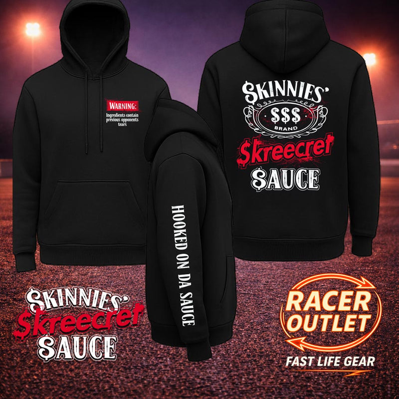 SKINNIES SAUCE WARNING HOODIE